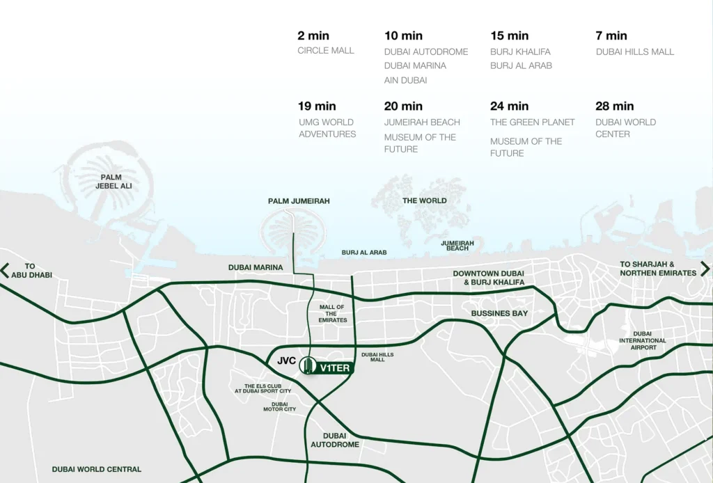 object 1 v1ter residences location