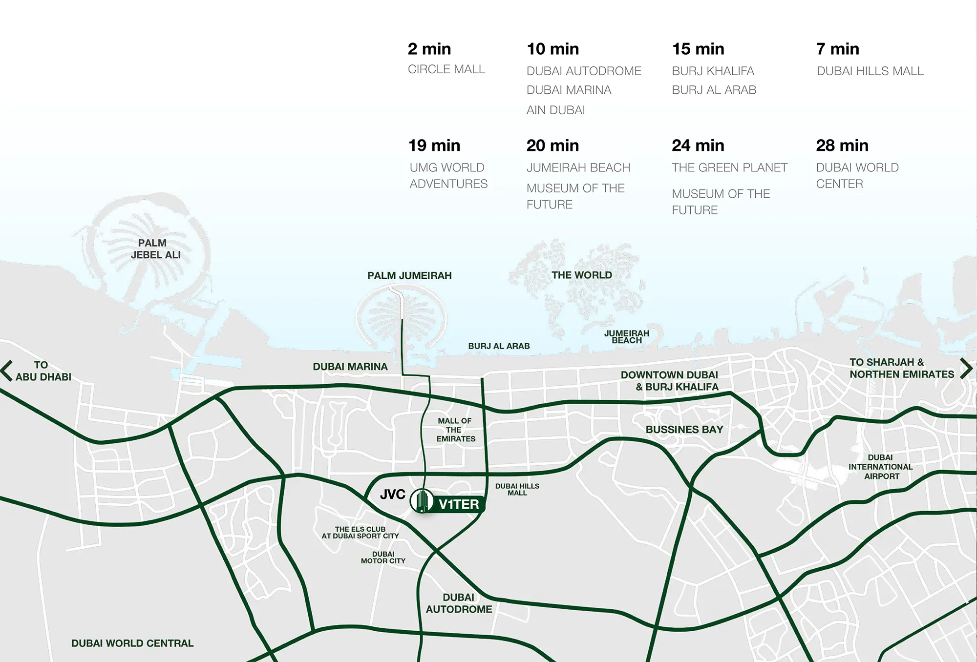 object 1 v1ter residences location