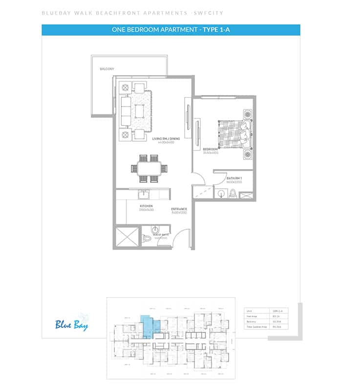 BLUEBAY WALK 1bd type 1a