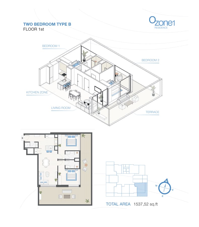 OBJECT1 OZONE1 2 bed type b