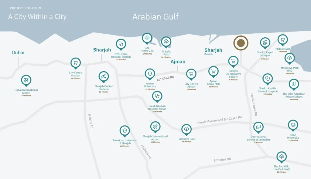 ajmal makan blue beach residences !