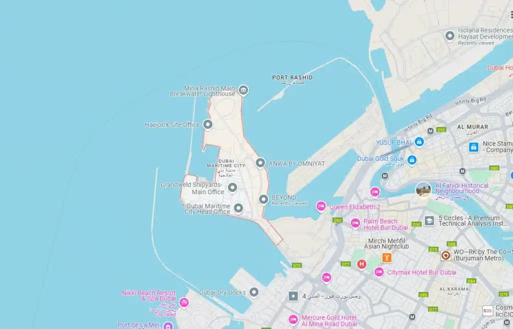 Beyond the mural location