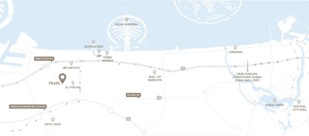 azizi pearl location