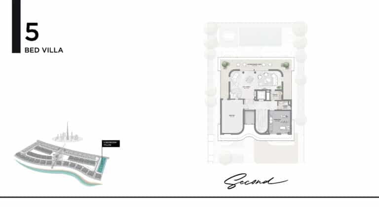 tarag karl lagerfeld 5bd villa secnd floor