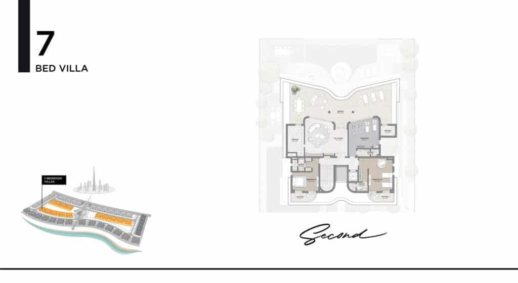 taraf karl lagerfeld villa 7bed villa scnd floor