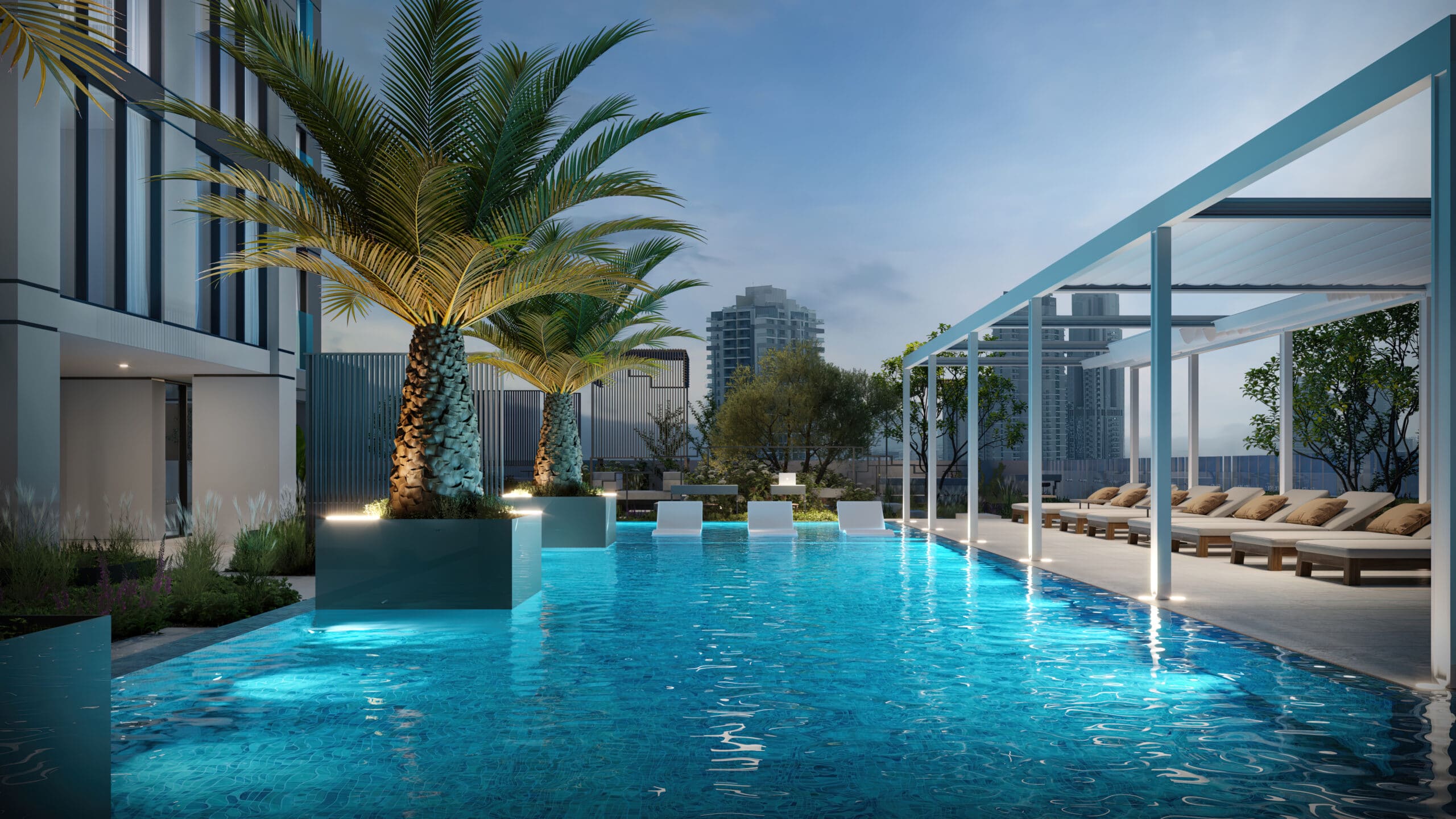 object 1 v1ter residences pool area
