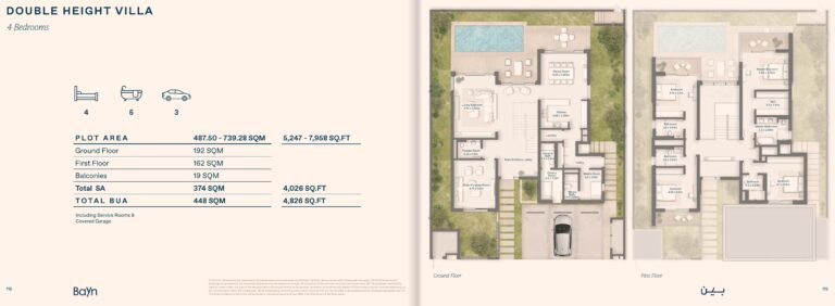 Ora_Bayn 4 bedroom double height villa