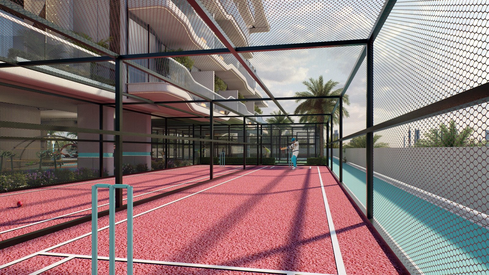 Cricket-Pitch reef 999 villa