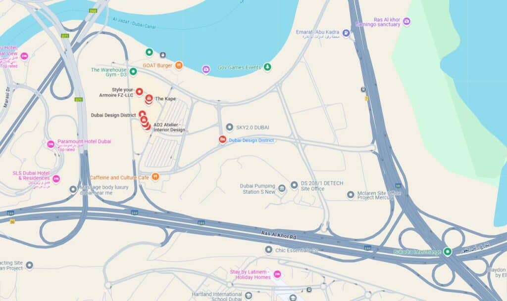 meraas atelis LocationMap