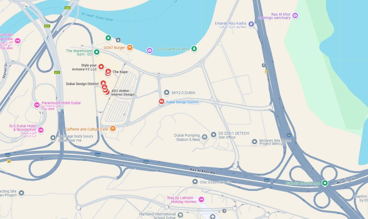 meraas atelis LocationMap