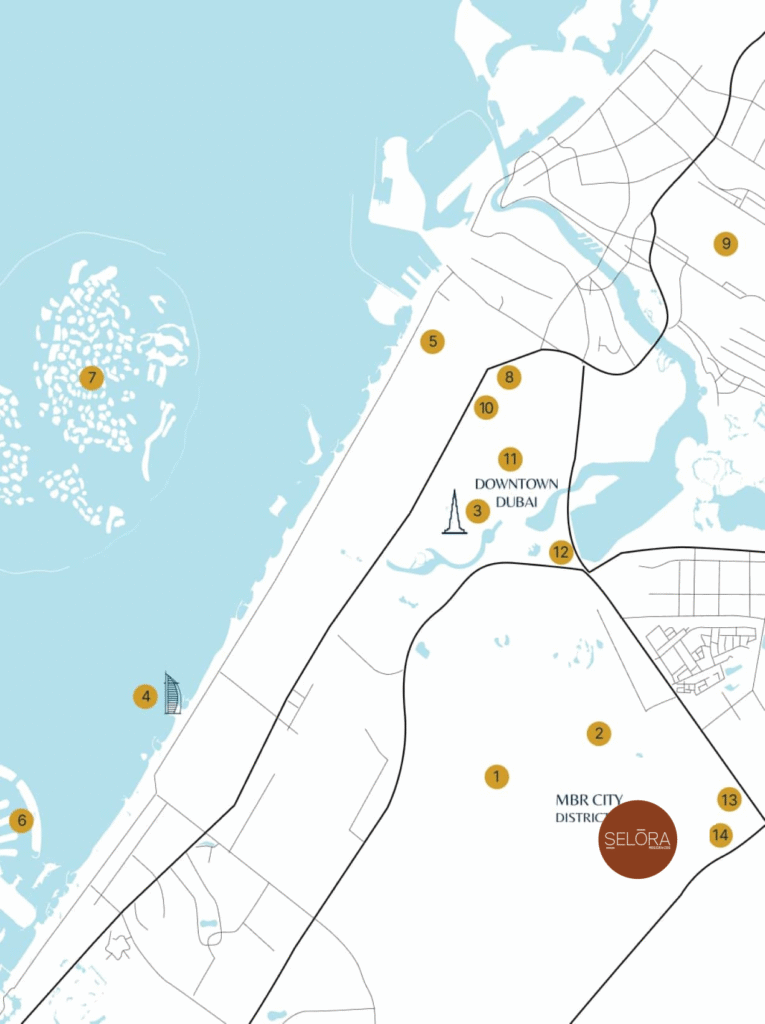 Selora-ResidencesLocation-Map
