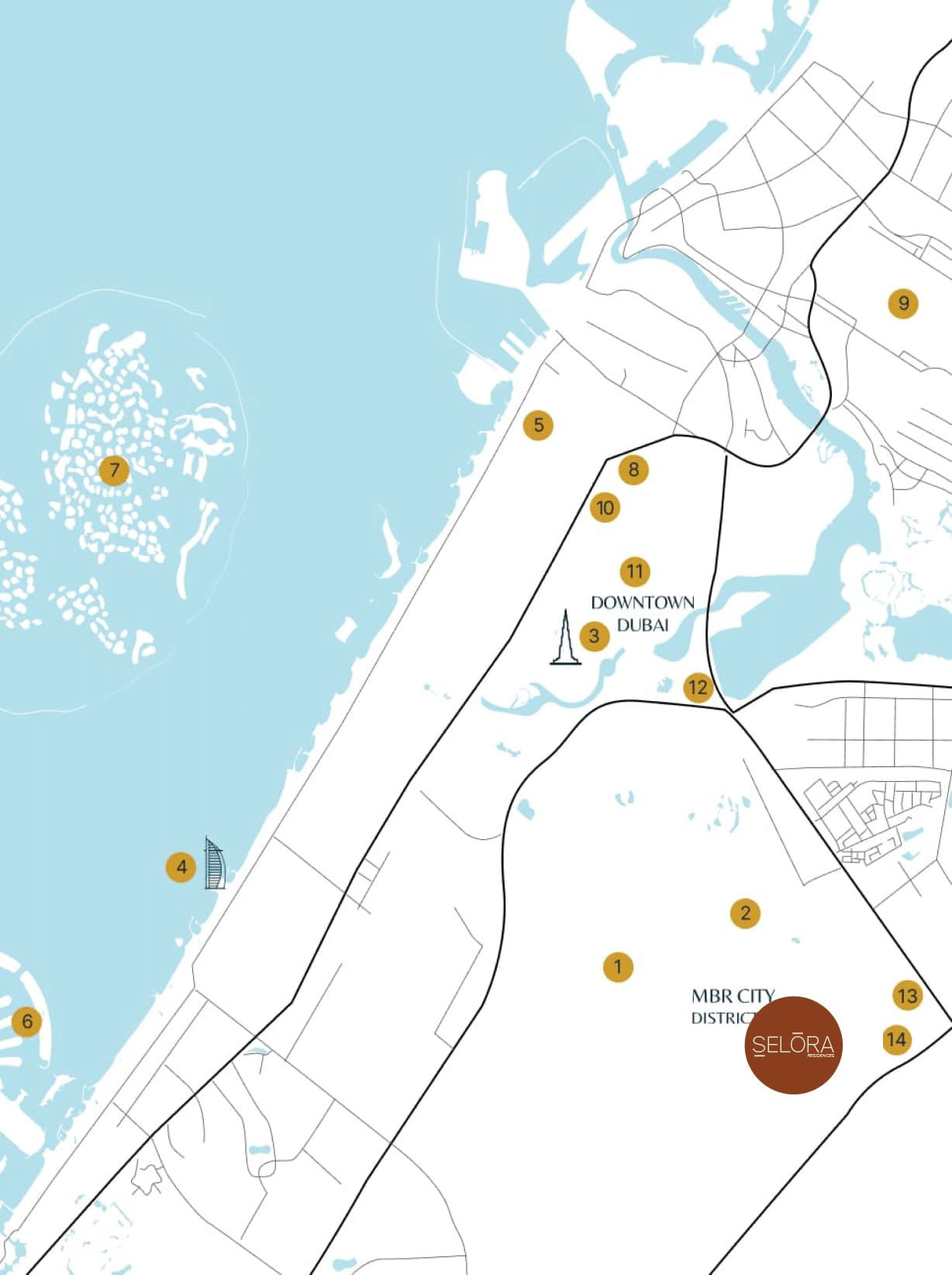 Selora-ResidencesLocation-Map