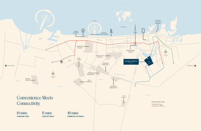 Emaar Atlan Location