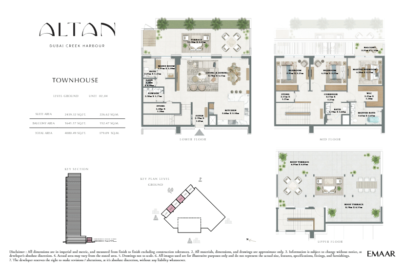 emaar atland townhouse 3bd type 3