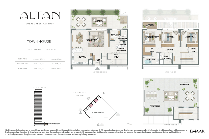 emaar atland townhouse 3bd type 4