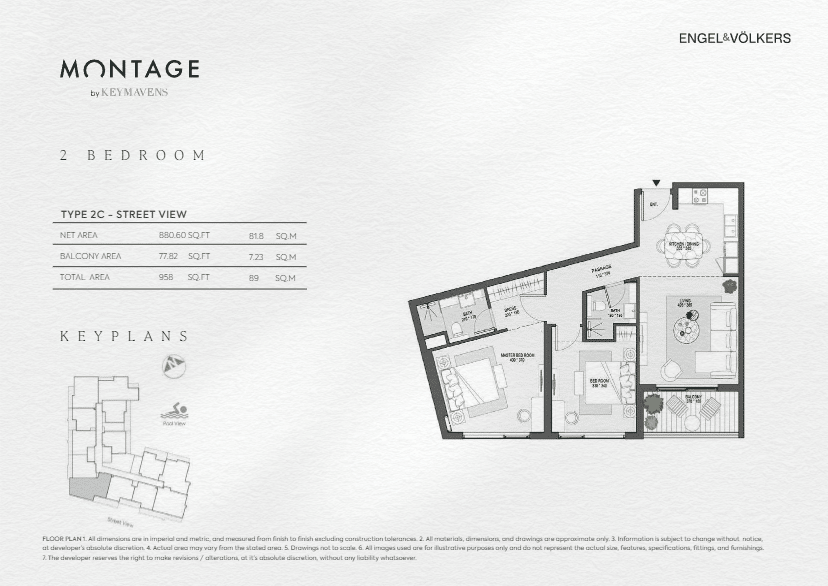 KEY mavens montage 2bhk type 2C