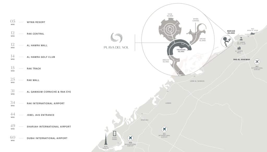 Playa de sol by ellignton map