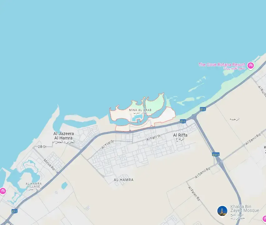 Anantara villas by Rak properties location