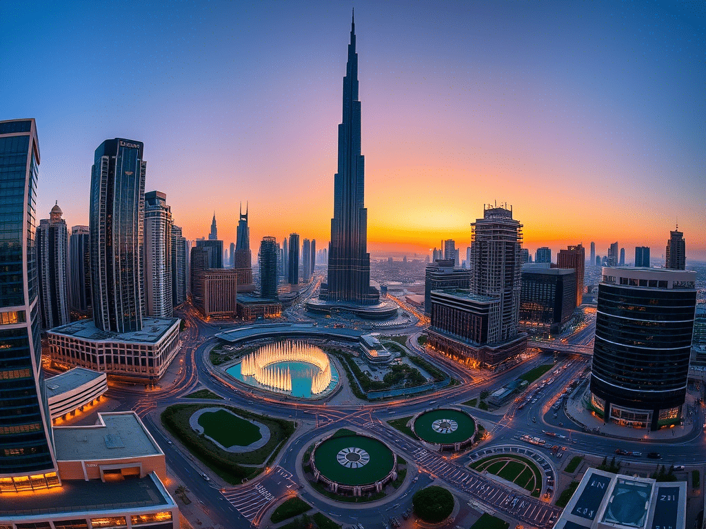 Dubai downtown