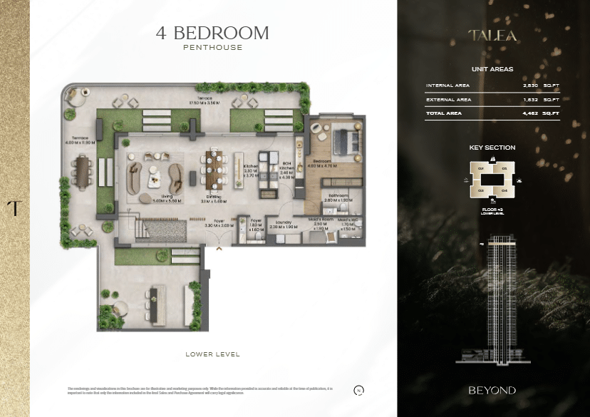 Beyond Talea 4bd penthouse