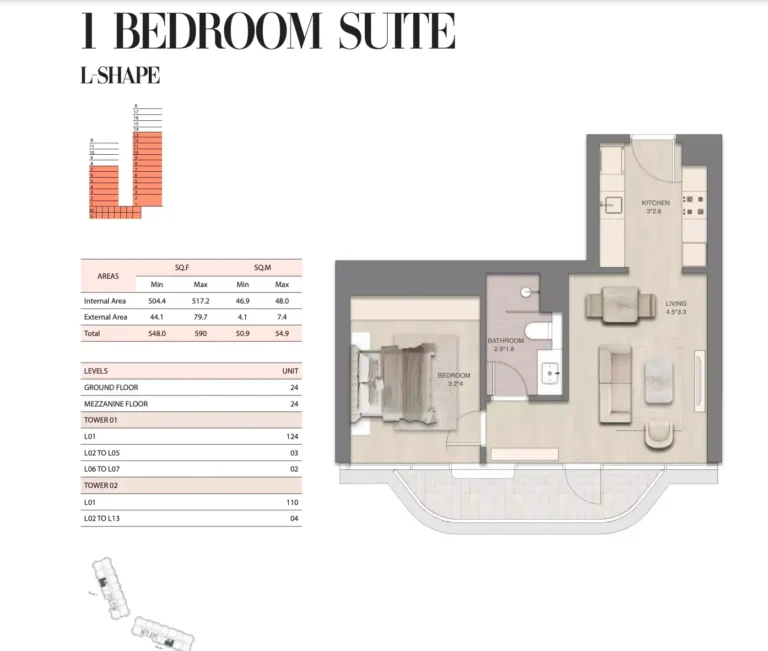mirasol 1 bhk suite