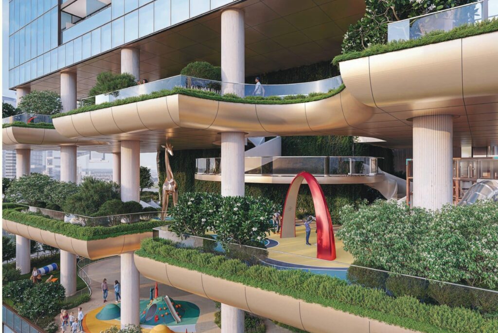 Sobha SkyParks relaxing area
