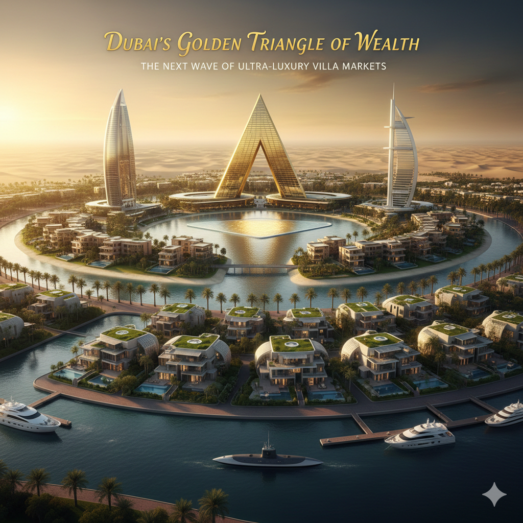 Dubai golden triangle of wealth
