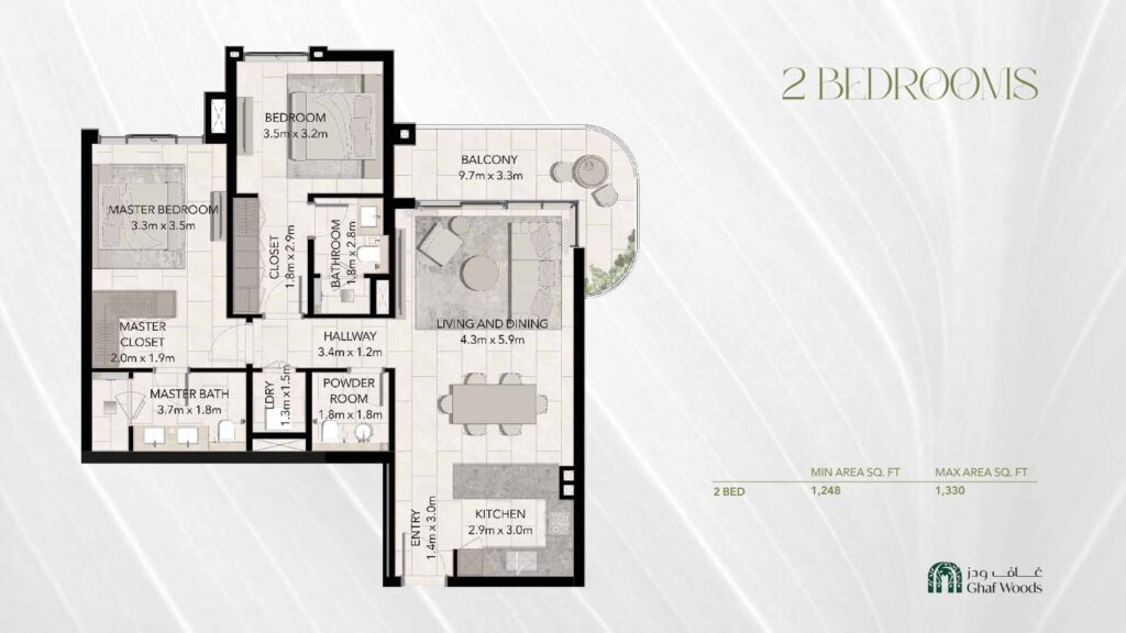 Capria ghaf woods 2 bHK