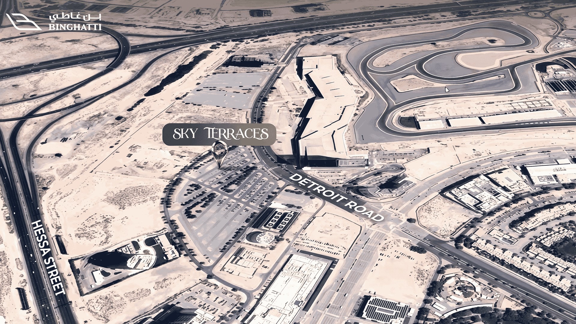 Binghatti sky terraces location