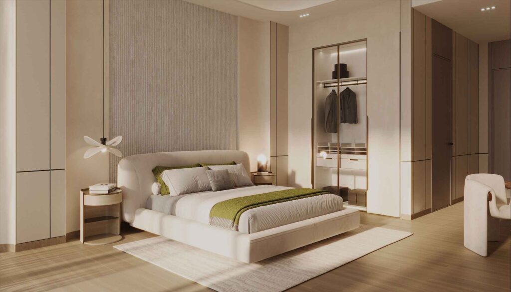 Binghatti sky terraces bedroom