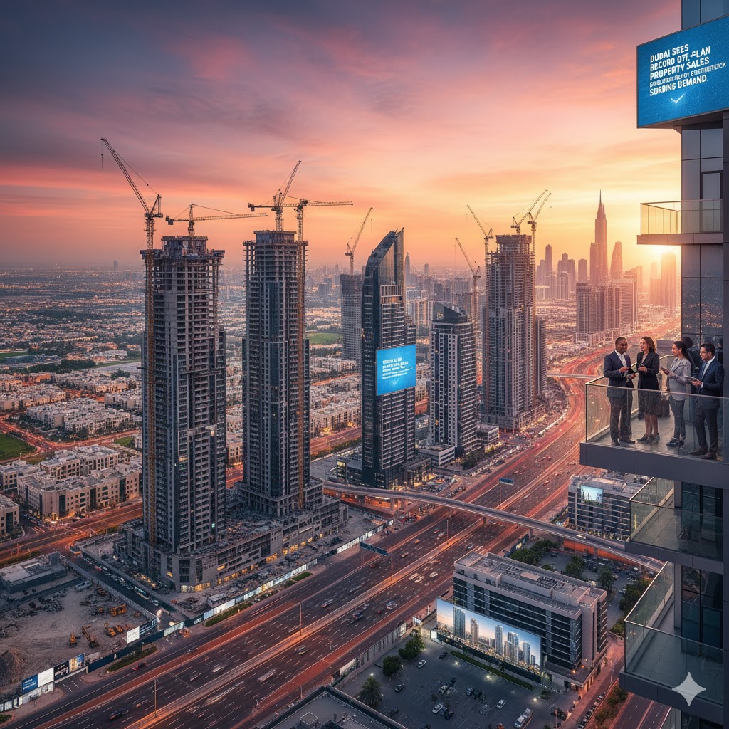 dubai sees record off plan property sales