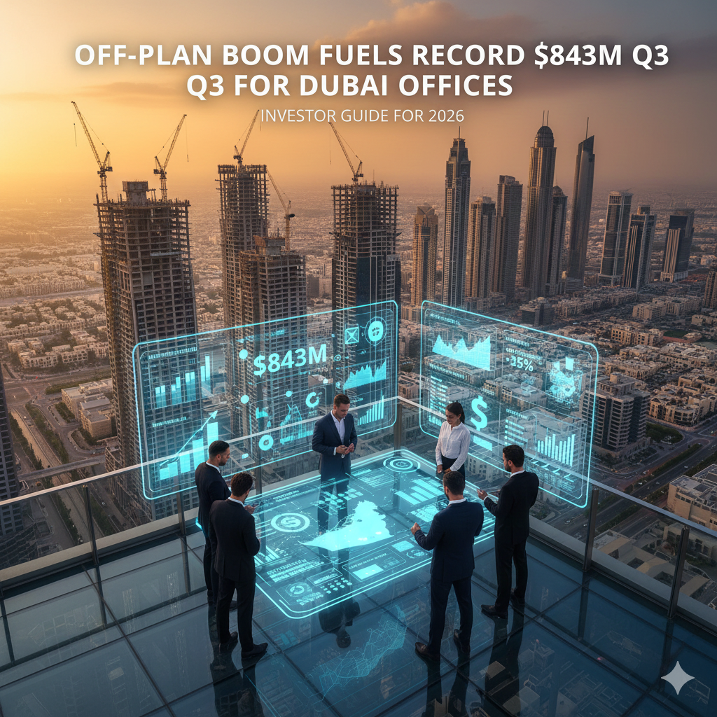 Dubai Office Market 2025: $843M Sales Peak & 2026 Investment Trends