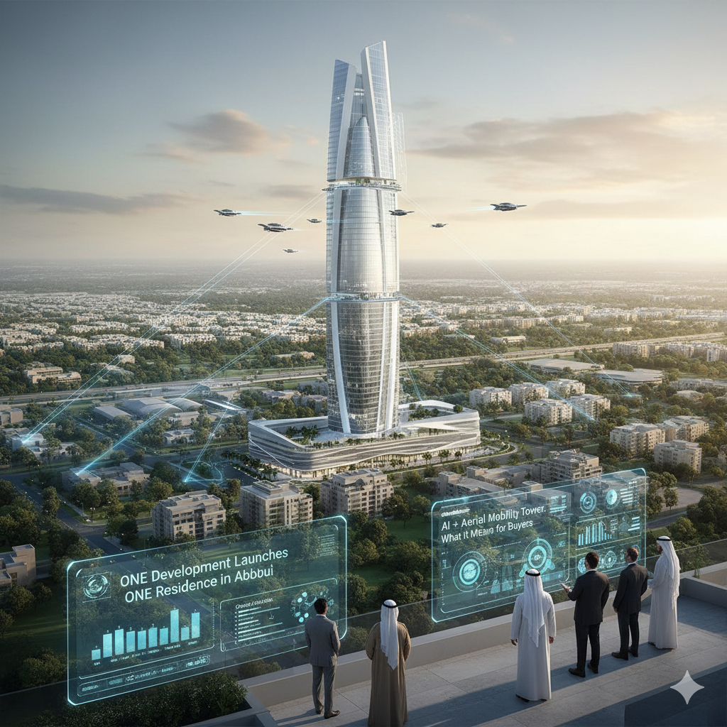 ONE Development Launches ONE Residence in Abu Dhabi: What the AI + Aerial Mobility Tower Means for Buyers