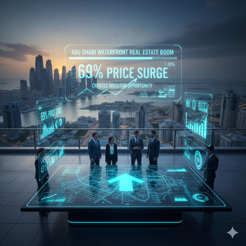 Abu Dhabi Waterfront Property Prices Surge 69%: Off-Plan Demand & Limited Supply Drive the Boom