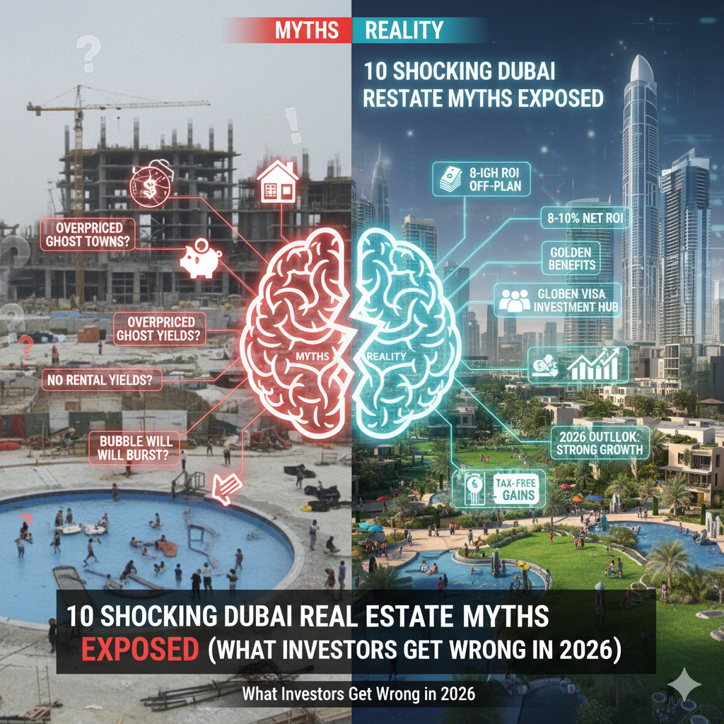 10 Shocking Dubai Real Estate Myths EXPOSED (What Investors Get Wrong in 2026)