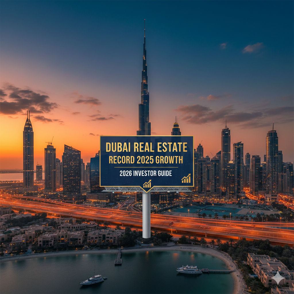 Dubai real estate hit a record AED 917bn in 2025. 