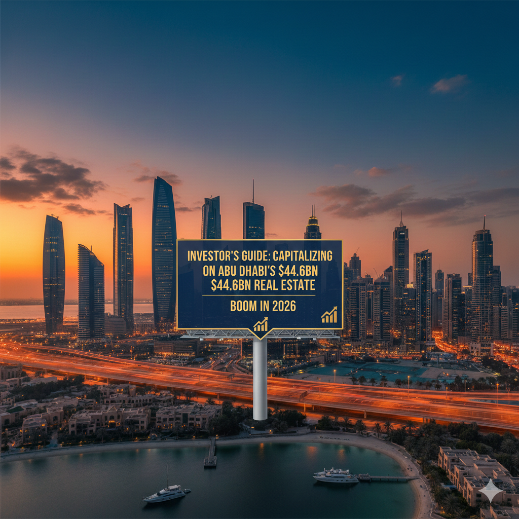 Investor's Guide: Capitalizing on Abu Dhabi's $44.6bn Real Estate Boom in 2026
