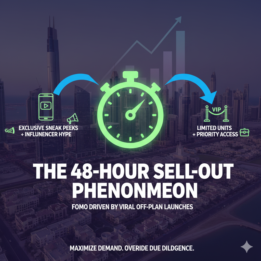 48-Hour Property Sell-Outs Dubai 2025: FOMO Marketing Strategies That Create Viral Off-Plan Launches
