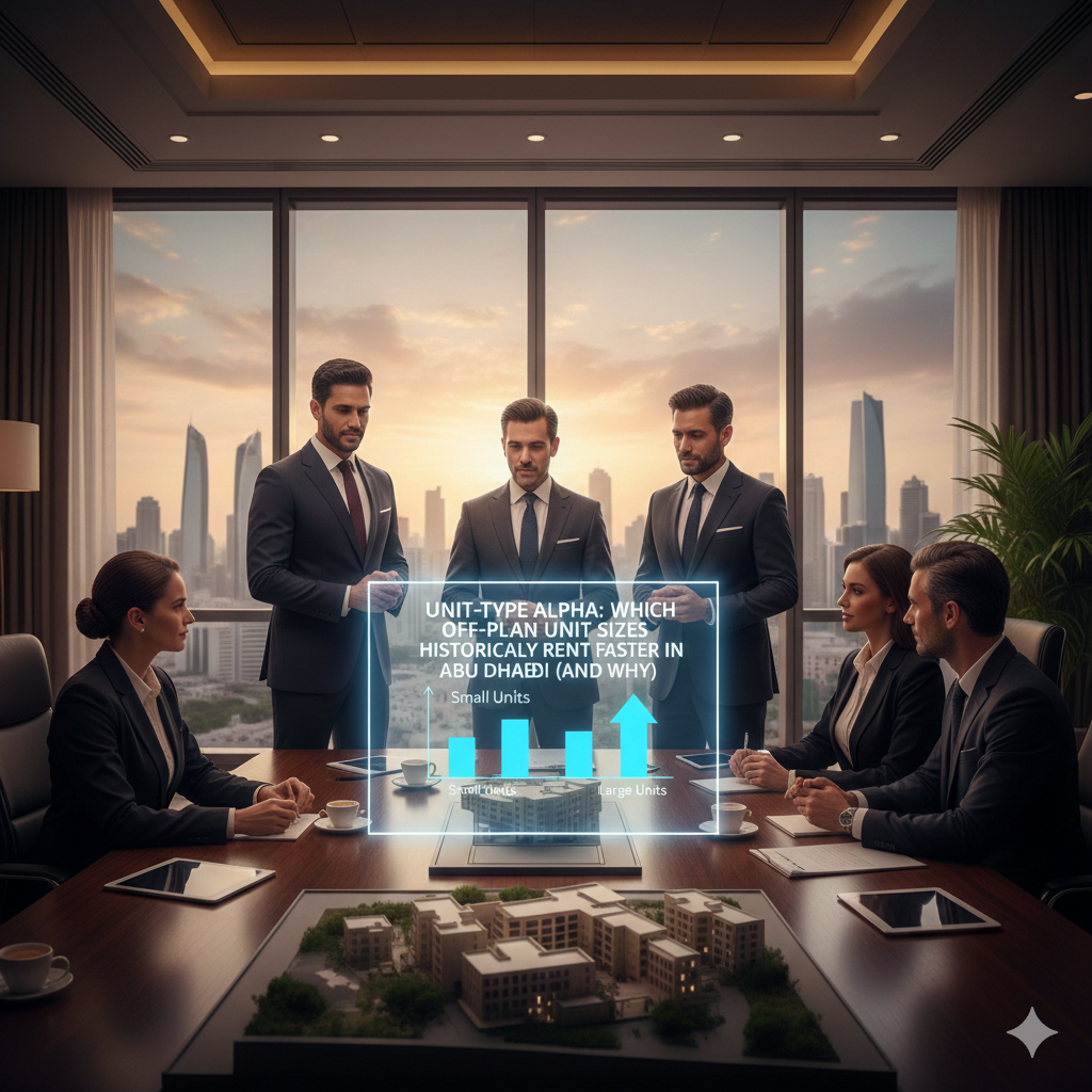 Unit-Type Alpha: Which Off-Plan Unit Sizes Historically Rent Faster in Abu Dhabi