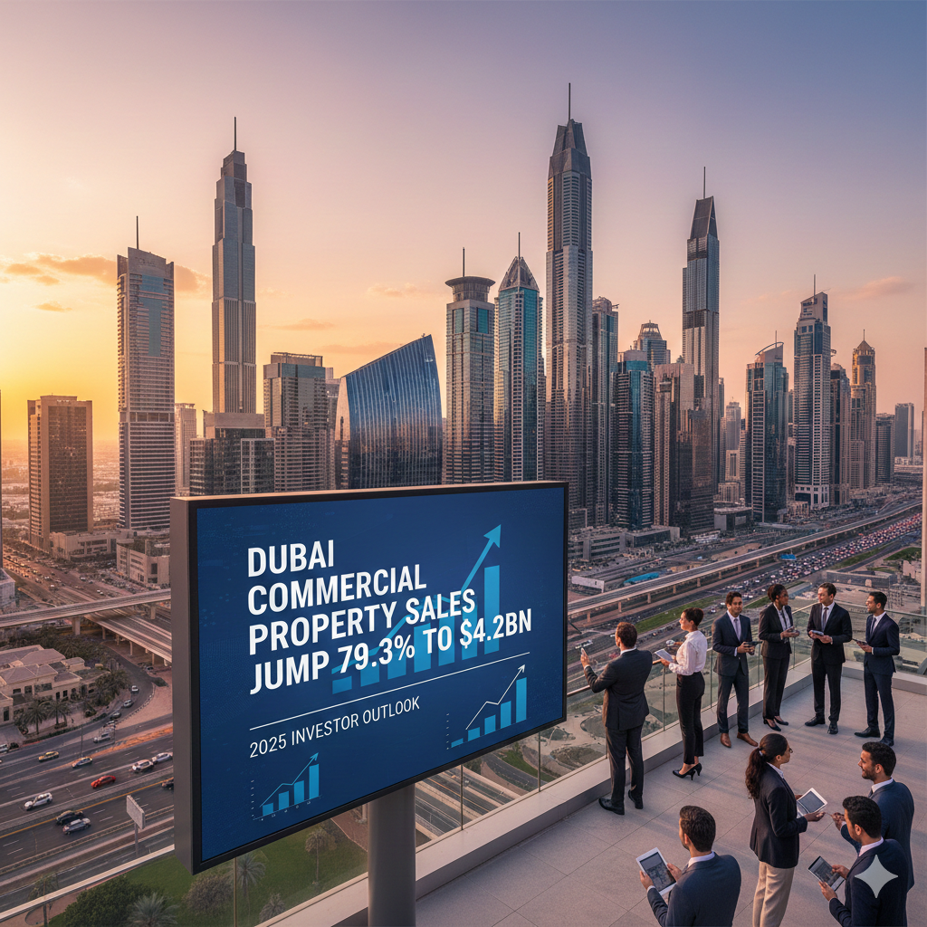 Dubai Commercial Property Sales Jump 79.3% to $4.2bn – 2025 Investor Outlook