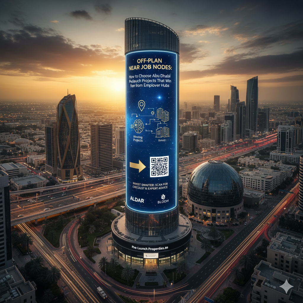Off-Plan Near Job Nodes: How to Choose Abu Dhabi Prelaunch Projects That Win from Employer Hubs