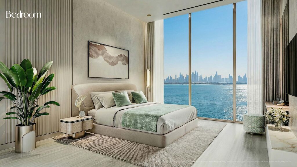bedroom floral bay