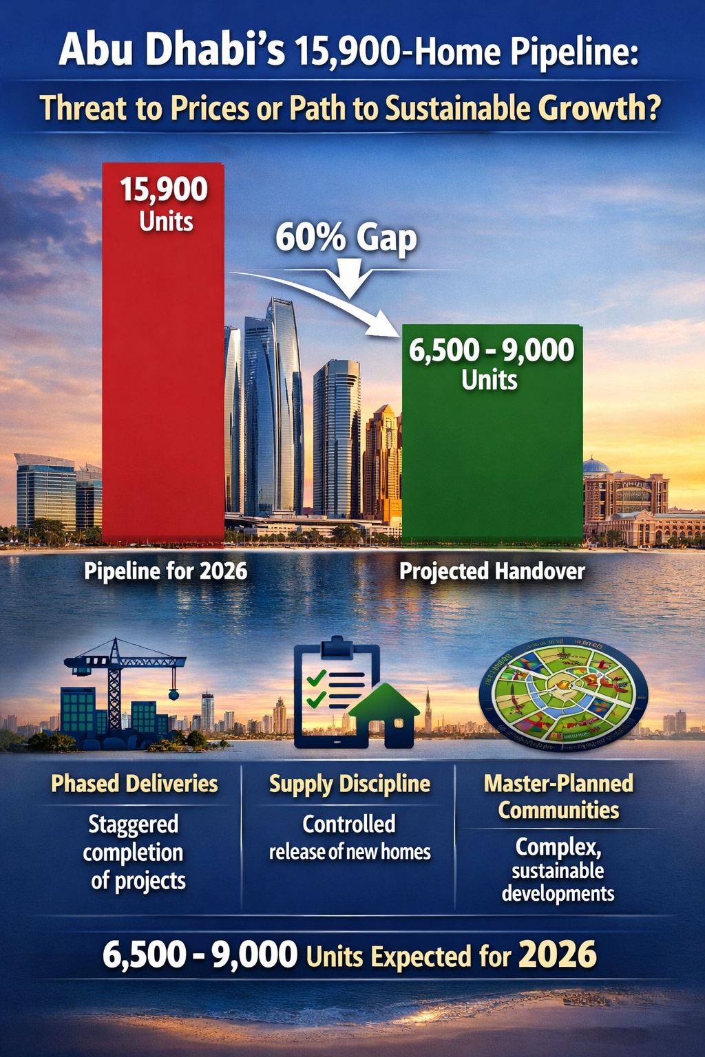 Abu Dhabi’s 15,900-Home Pipeline
