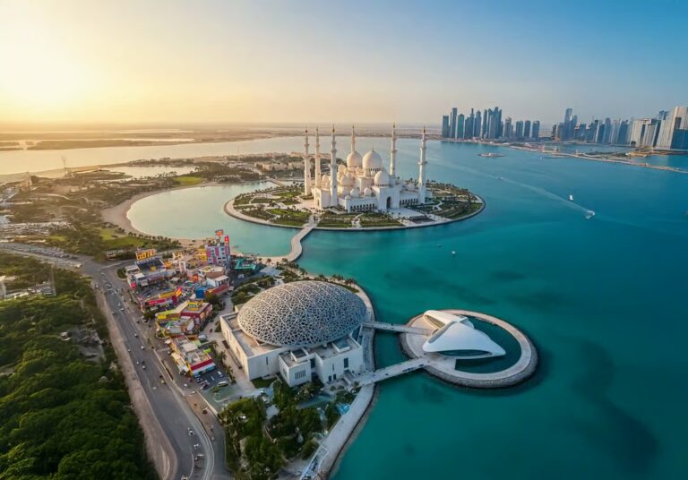 over view of abu dhabi