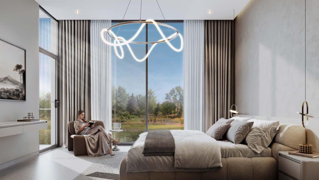 Sobha-The-Terraces-Garden-Villa-4-BHK-Majlis-Master-Bedroom