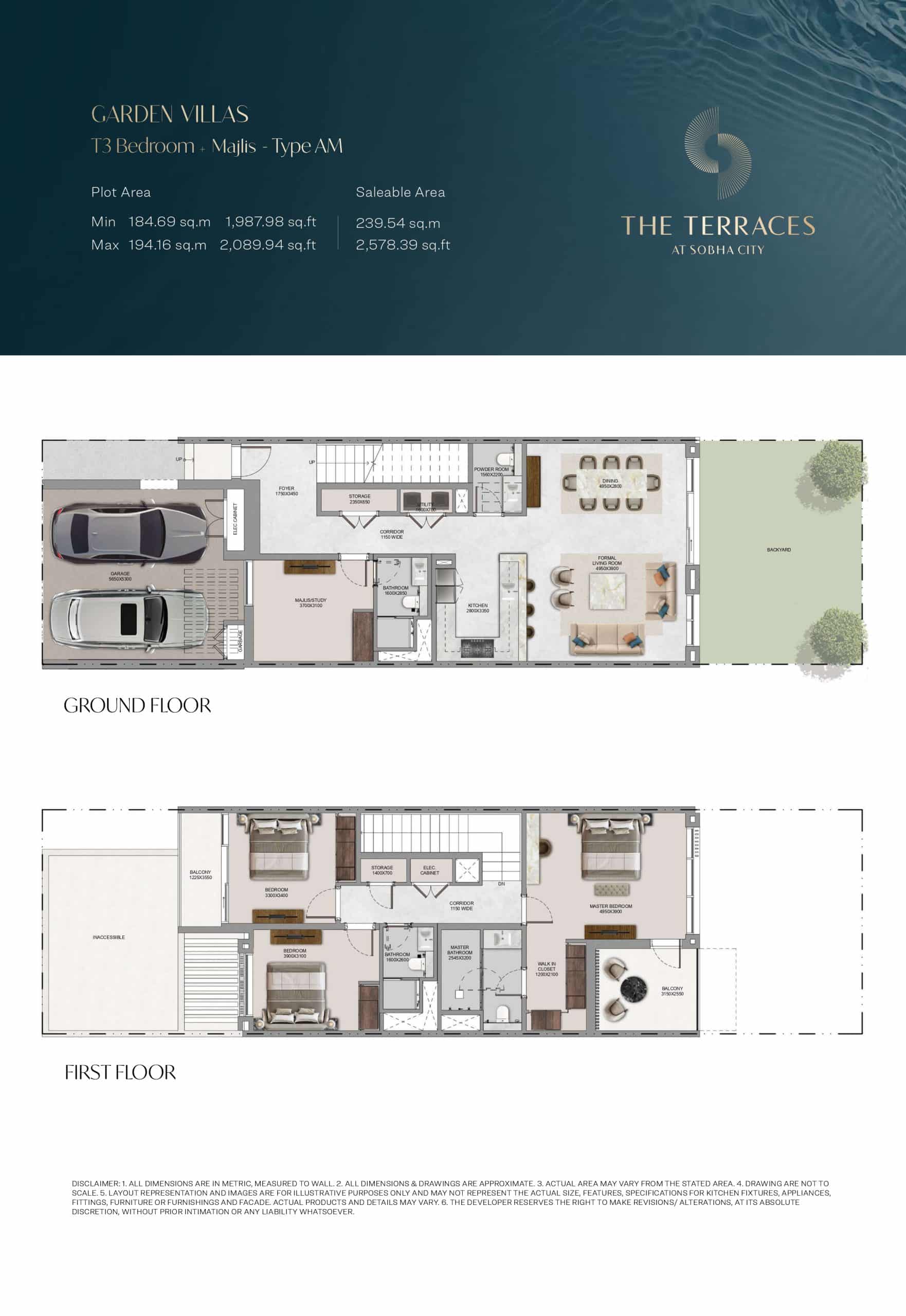 The terraces — T3 Bedroom + Majlis - Type AM