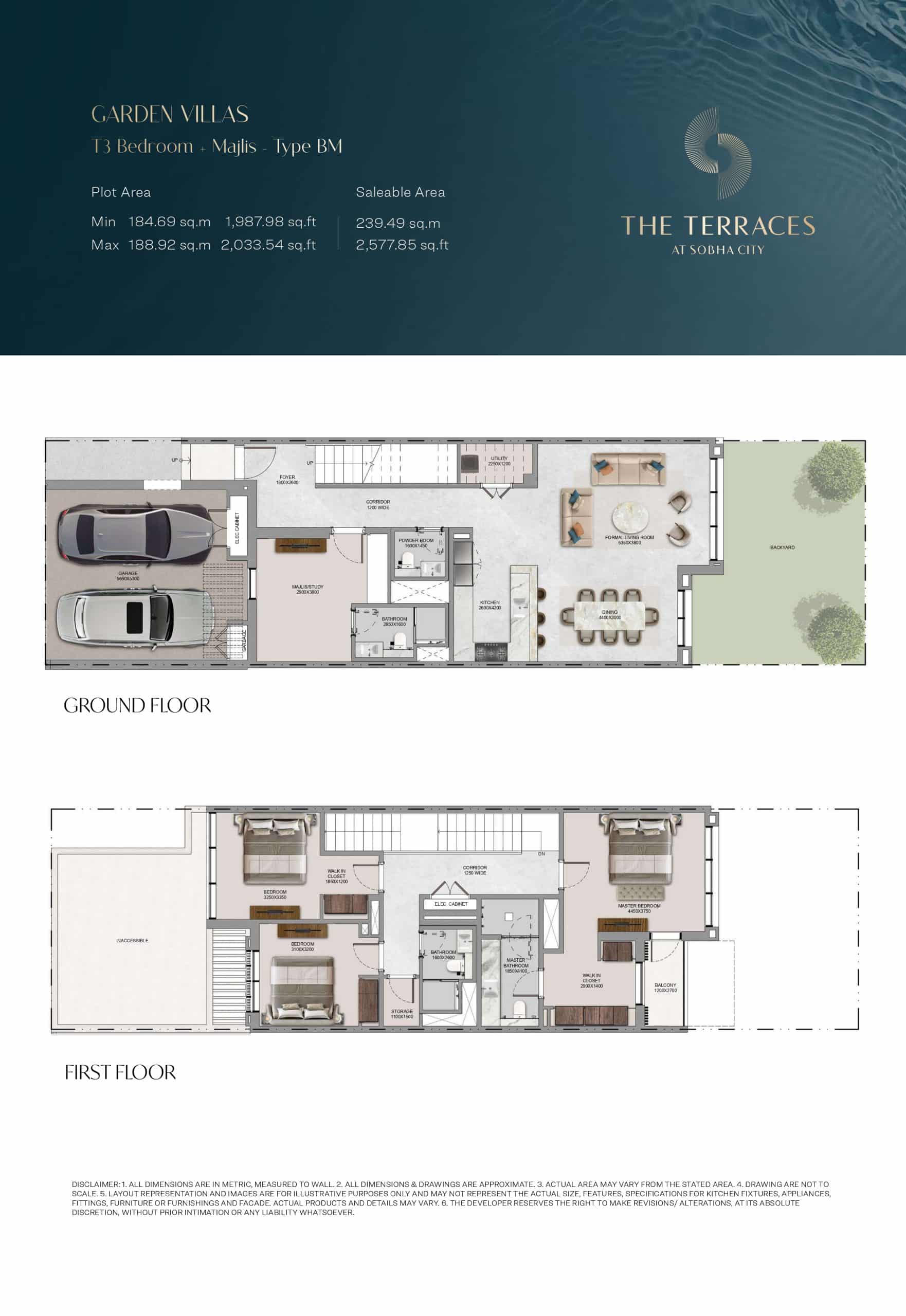 The terraces — T3 Bedroom + Majlis - Type BM