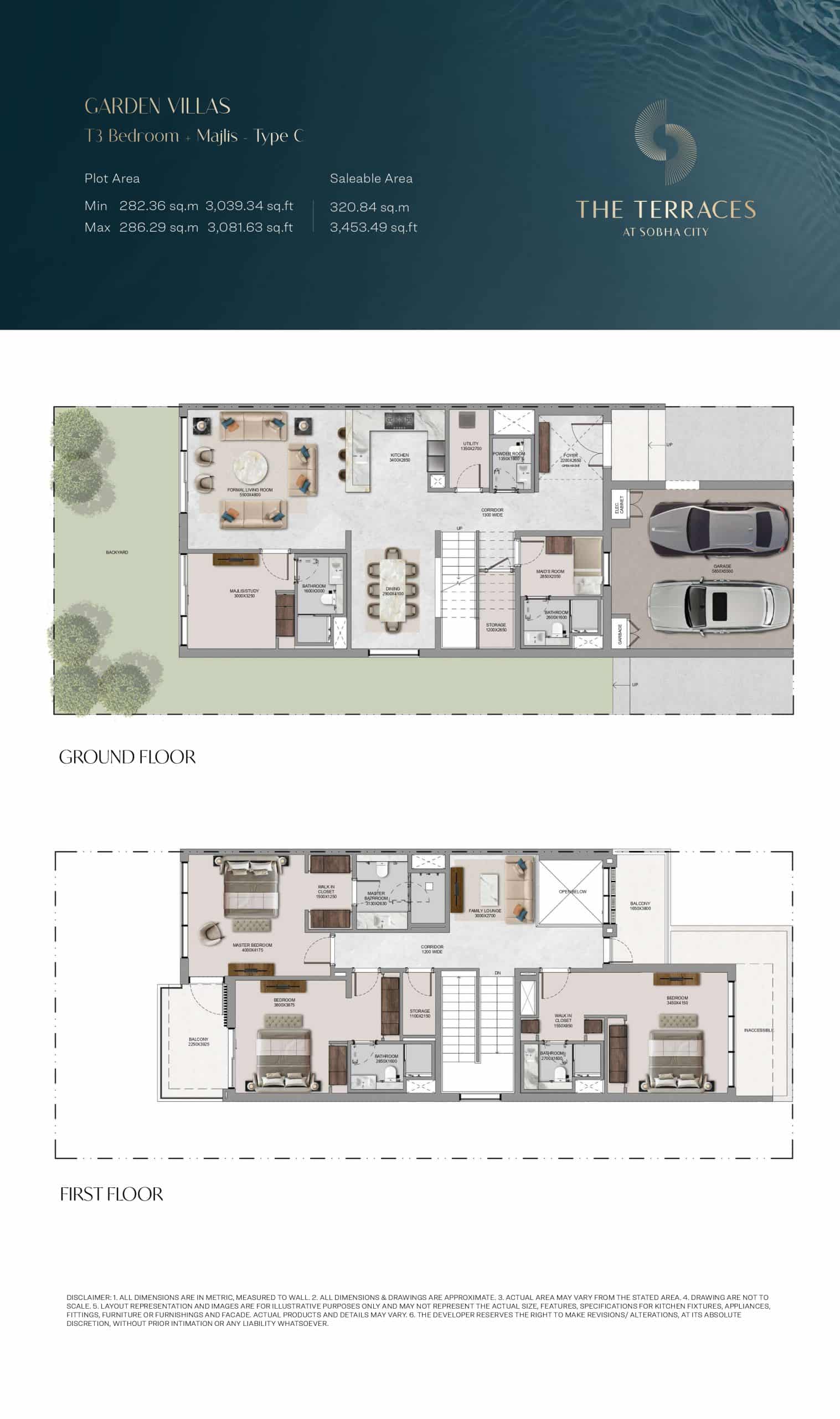 The terraces — T3 Bedroom + Majlis - Type C