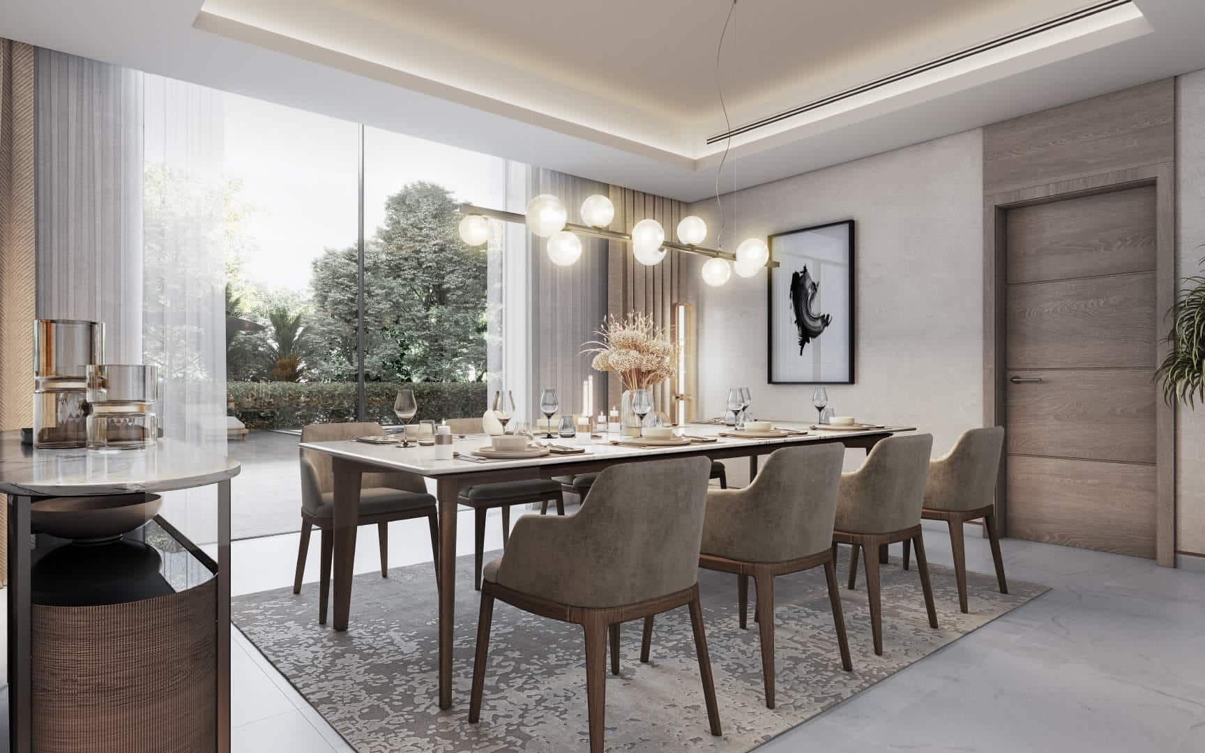 Sobha-Sanctuary-The-Grove-Dining-Area
