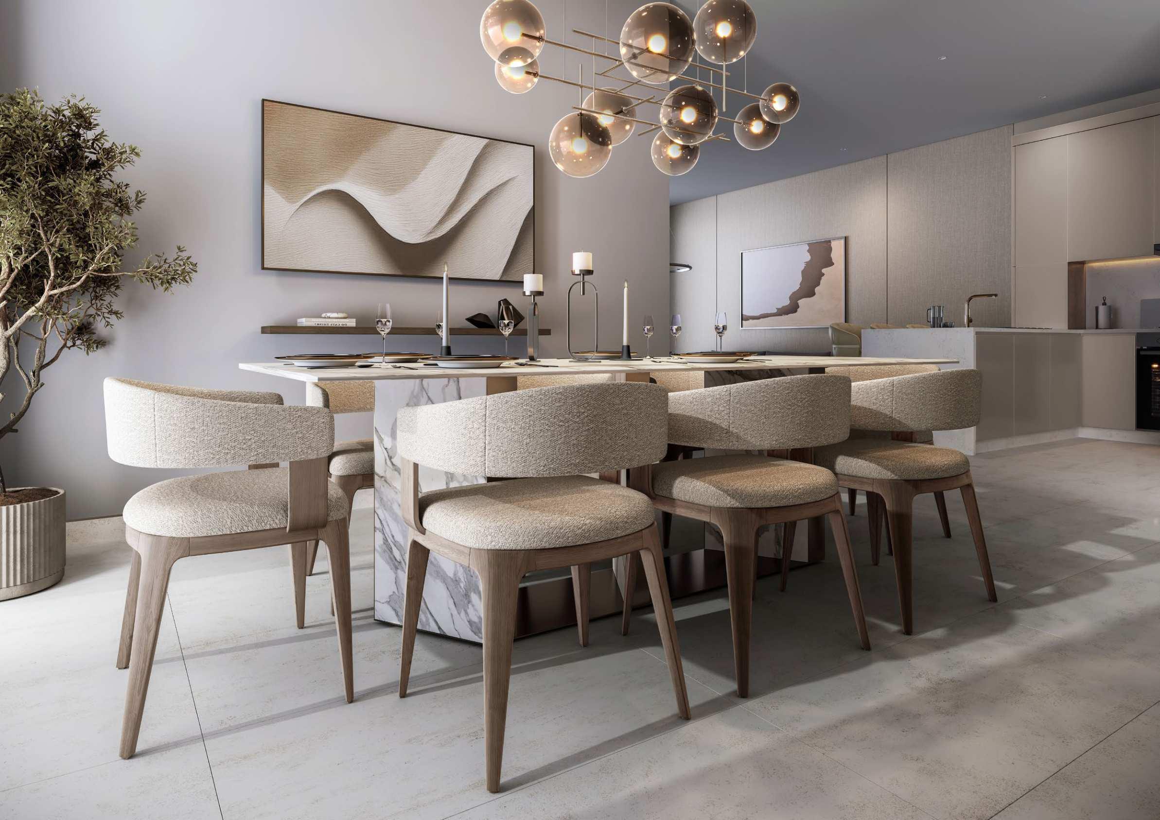 Sobha-Sanctuary-the-willows-Dining-Area